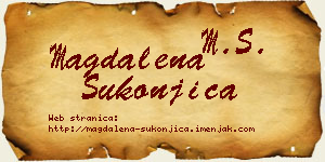 Magdalena Sukonjica vizit kartica